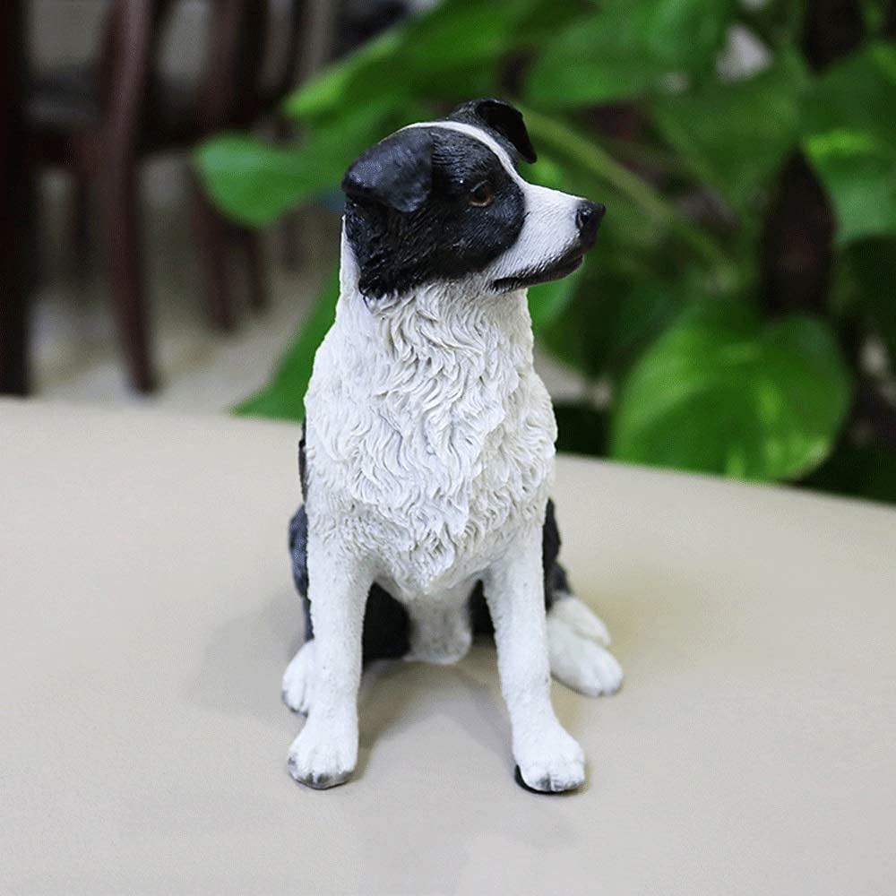 【美品】犬の置物　陶器製 コリー 犬コリーの置物 陶器製 大型犬 【公式通販】